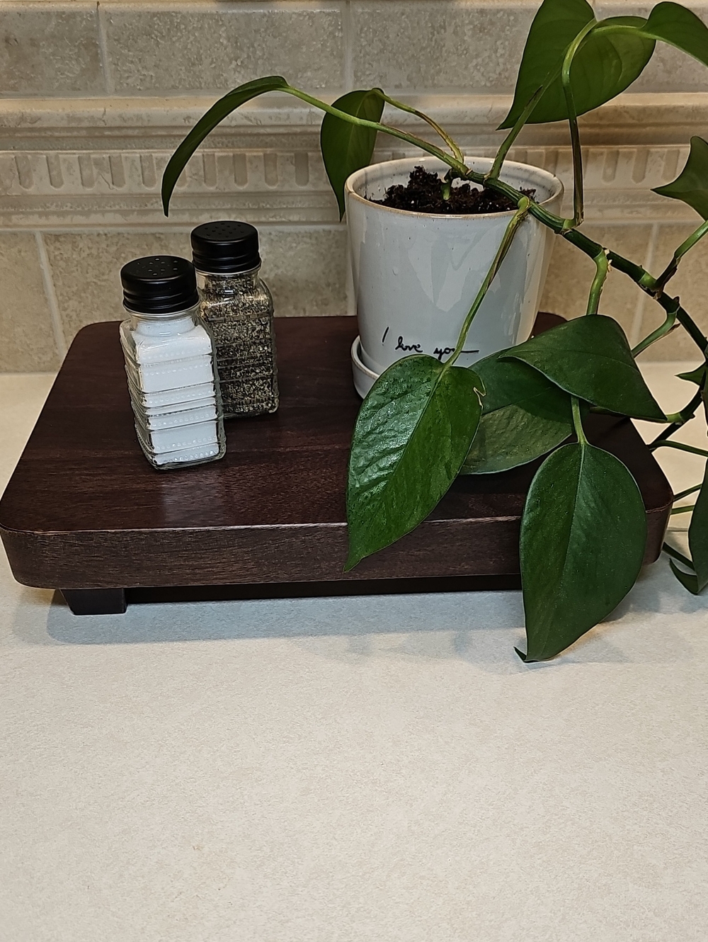 Hearth and Hand 10"x13" Wooden Footed Trivet Serving Tray